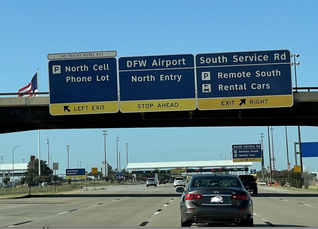On the way to DFW Airport, Texas exploringmonkey.com